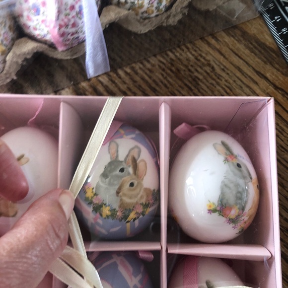 Set of 9 Easter Eggs Bunny Rabbit Eggs NIB - Picture 6 of 14